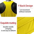thumbnail image 3 of Ambiloof Men's Workout Mesh Tank Tops Quick Dry Y-Back Tops Muscle Athletic Shirts for Gym Smooth Stretchy fabric, 3 of 5