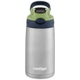 thumbnail image 4 of Contigo Kids Stainless Steel Water Bottle with Autospout Straw Lid Blueberry and Green Apple, 13 fl oz., 4 of 4