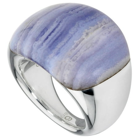 Women's Hyperbole Blue Sterling Silver Fashion Ring