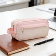 thumbnail image 4 of Yrmaups Large-Capacity Pencil Case for Study, Multi-Layer Zippered Stationery Pouch, Portable Study Supply Organizer for Classroom, College, Office, Travel, 4 of 6