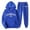 Blue, variant on JHLZHS Fall Clothes for Men Plus Size Men's Tracksuit 2 Piece Casual Long Sleeved Letterprint Tracksuit Hoodie and Pants 90S Outfit for Men Hip Hop Party Men Short Sets Outfits Red