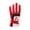 Red, variant on Snowflake Print Lock Temperature Fleece Lined Windproof Gloves for 9-15 Years Water Resistant Thermal Adjustable Cuff for Skiing Biking Outdoor Play