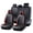 Red Line, variant on Black Car Seat Covers for CHEVROLET BOLT EV LT 2023 Car Seat Cover , Waterproof Faux Leather, 5 Piece Full Set, Non-slip, Easy to Clean and Install, Protect and Upgrade Seats