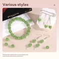 thumbnail image 2 of Perlas TINKRSTUFF, 160 unidades, 10 cm, diamantes de imitación de color verde claro, 2 of 6