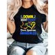 thumbnail image 1 of [Awareness T-Shirt] Cotton Crew Neck T-Shirt | Women's Casual Short Sleeve Graphic Tee with Down Syndrome Awareness Applique | Regular Fit Knit Fabric Top for Spring/Summer, 1 of 6