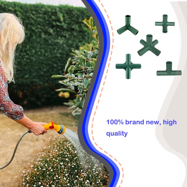 stanreset 1/2/3/5 Hose Connector Pipe Joint Fine Workmanship Handily Install Firm Structure Professional Yard Garden Supplies Replaced Part Type 2 1 Pc