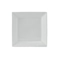 thumbnail image 2 of Tuxton FPH-0845 Vitrified China Square Plate, Porcelain White - 8.5 in., 2 of 3