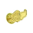 thumbnail image 2 of Gold Wing Shoe Cross Country Track Chenille Sports Lapel Pin, 2 of 3