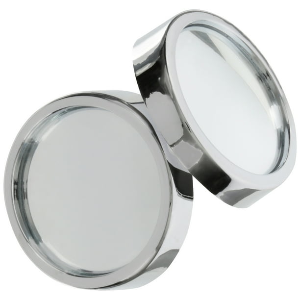 Auto Drive Round Adjustable Blind Spot Mirrors, Chrome 2 Pack