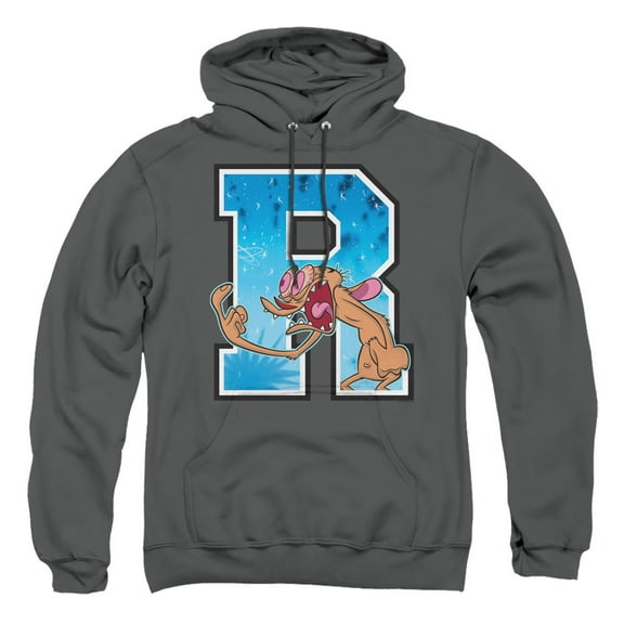 Ren And Stimpy R Is For Ren Unisex Adult Pull-Over Hoodie