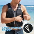 thumbnail image 3 of Koorium Adult Kayak Life Jackets,Safety Swim Vest PFD Buoyancy Vest for Kayaking, Canoeing, SUP & Fishing, 400D Fabric with Phone Pocket, Certified EPE Foam, 3 of 9