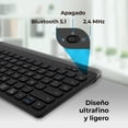 thumbnail image 3 of Teclado Multidispositivo ACTECK INSPIRE TREK TI737 Inalambrico USB 2.4 MHz + BT 5.1 Tamaño 65%, 3 of 5