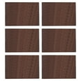 thumbnail image 1 of Manteles individuales de mesa de comedor de lino sintético, multicolores, doble capa (juego de 6 manteles individuales de 11,8 x 17 pulgadas), 1 of 5