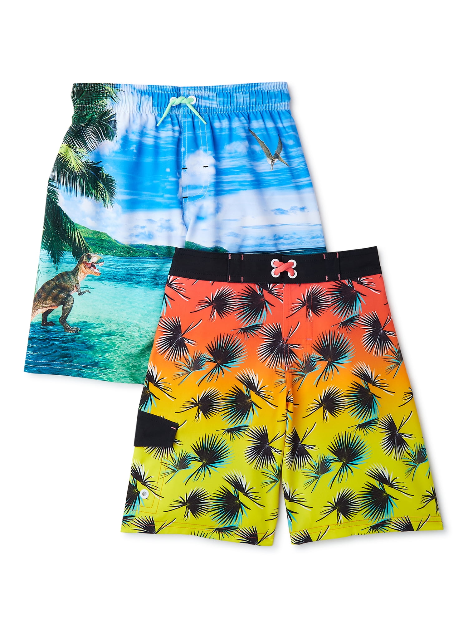 Boys Quick Dry Swim Trunks with UPF 50 