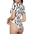 thumbnail image 3 of Naloa Lovely Penguin Women's Short-Sleeved Onesie, One-Piece Swimsuit for Parties, dates, clubs - X-Large, 3 of 9