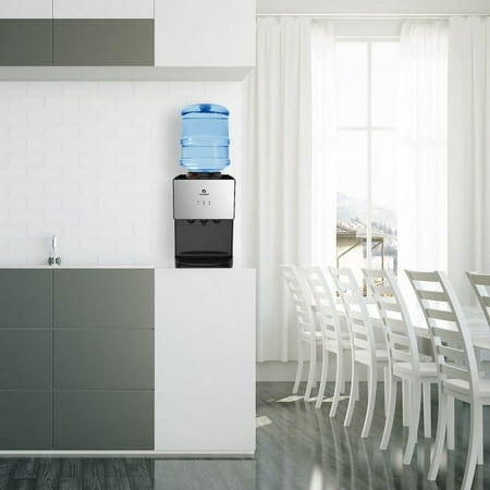 Avalon Top Loading Water Dispenser With Child Safety Lock. 3 Temperatures - Stainless Steel