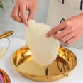 thumbnail image 2 of Giaone Stainless Steel Pan with Handle Restaurant Tray Cake Dish Kitchen Serving Tray for Home Making Steamed Rice Tray Cold Noodle Plate, 2 of 20