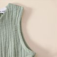thumbnail image 4 of TOWED22 Infant Girls 2pcs Sweet Clothing Sets Sleeveless Tee and Shorts Lovely Summer Outfits Toddler Tank Top Clothes Pocket(Green,18-24 M), 4 of 9