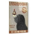 thumbnail image 2 of Epic Art 'Labradoodle, Black, Ice Cream' by Fab Funky, Acrylic Glass Wall Art, 16"x24", 2 of 3