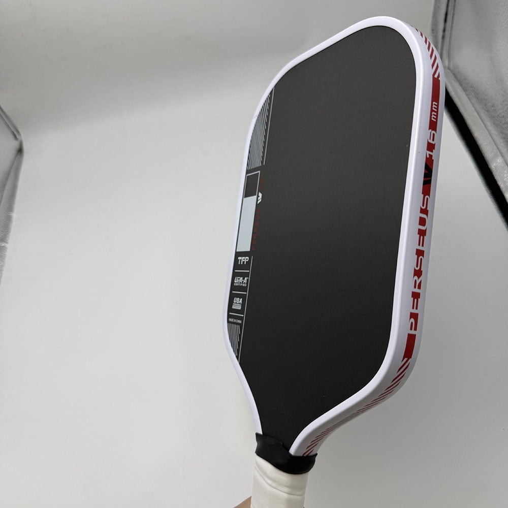 16mm Carbon Fiber Pickleball Paddle, USAPA Approved Tournament Paddle With T700 Surface & Polymer Foam Core, Thermoformed For Power & Control
