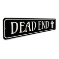 thumbnail image 3 of Dead End Novelty Sign, Metal Wall Decor - 4x18 inches, 3 of 4