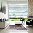thumbnail image 7 of Ahgly Company Machine Washable Indoor Rectangle Industrial Modern Rosy Brown Pink Area Rugs, 2' x 5', 7 of 7
