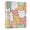 Cute Pastel Cats, variant on Haosy Hardcover 3 Ring Binder 1.5 Inch Ring Decorative Binder Organizer for Home School Office, Abstract Pink Green Circles