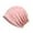 Pink, variant on Womens Soft Cotton Beanie | Lace Turban Style Slouchy Hat - Breathable Fashion Sleep Cap for Chemo