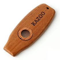 Lotpreco Wood KAZOO with Five Membrane Flute Diaphragm Mouth Kazoos Musical Instruments
