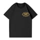 thumbnail image 2 of Hazbin Hotel Las mujeres de moda Casual Impreso de manga corta Cuello redondo Pullover Tops Negro/L, 2 of 4
