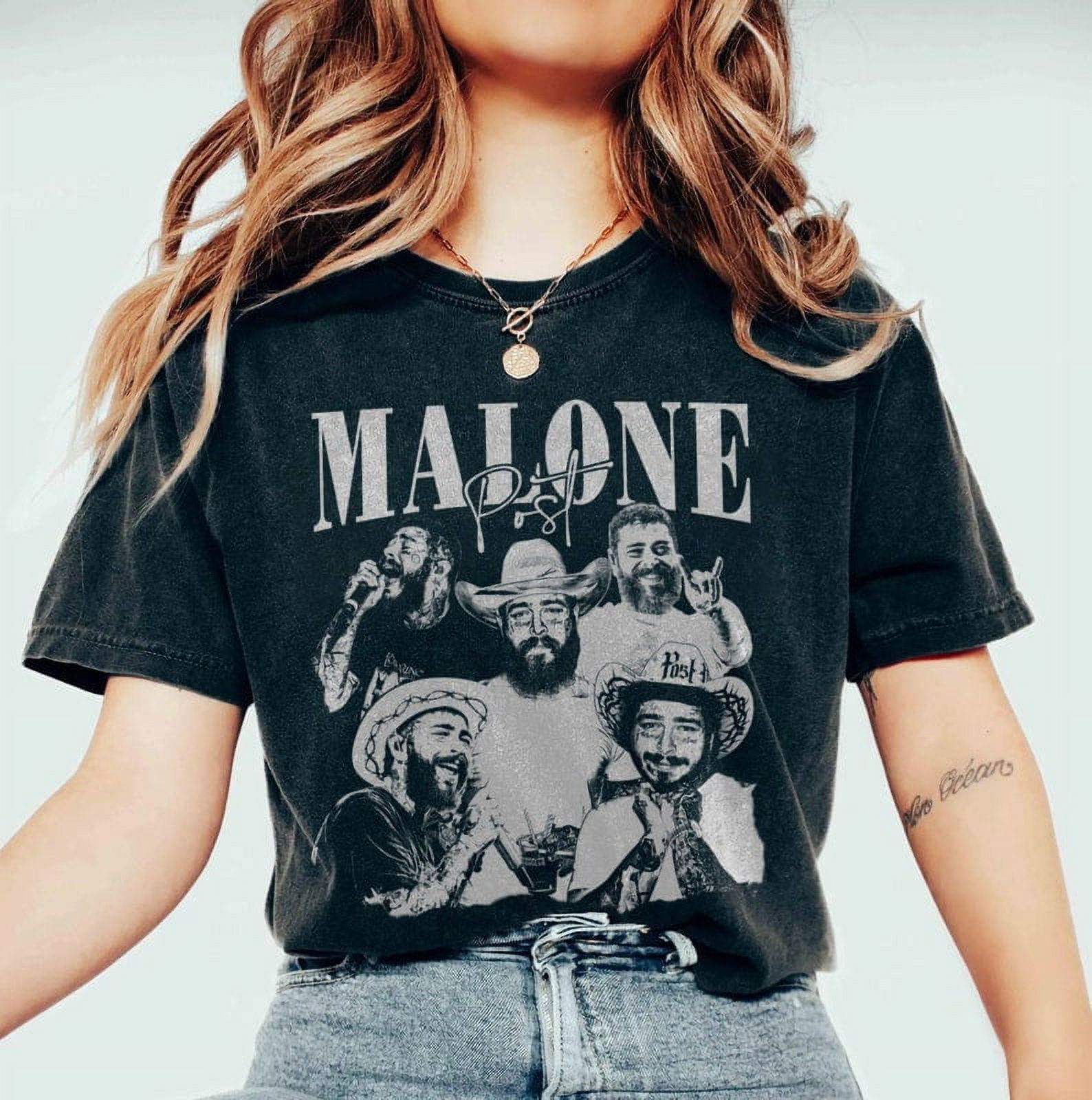 Retro Post Malone MerchShirt The F 1 Trillion New Tshirt Country Concert Outfit Walmart