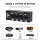 thumbnail image 2 of 2X Divisor de Audio Balanceado XLR 1x4, 6.5 XLR, 1 Entrada, 4 Salidas, 4 Entradas, 1 Salida, Bidireccional, Caja Divisora de Señal de Audio., 2 of 5