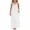 a-White112, variant on VNKIDY Girls Kids Solid Color Linen-Blend Maxi Dress Spaghetti Strap Ruched Neckline Casual Dress With Side Pockets For Summer Daily Wear Lovely Dress