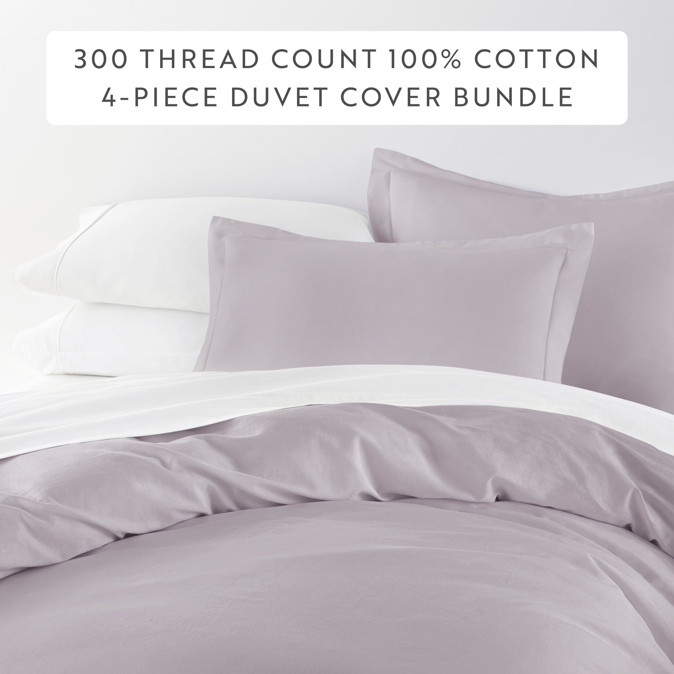 Premium 300 TC Brushed Cotton Comforter & Duvet Cover Set