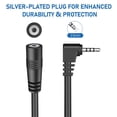 thumbnail image 2 of YQMAJIM 2.5mm Dash Cam Rear Camera Extension Cable - (15Ft, Thicker), Fits 4Pin & 5Pin Dashcam, Backup Camera Extension Cord & Reverse Camera Adapter Extension Wire for Mirror Cam Rear View Camera, 2 of 7