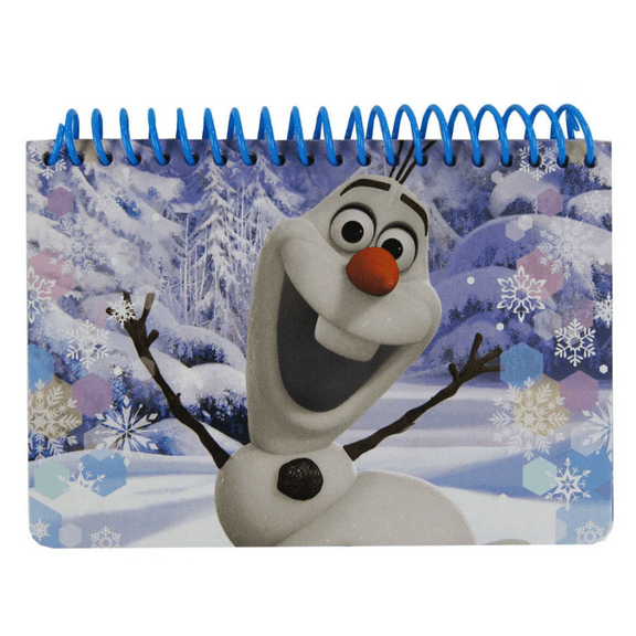Brand New Disney Frozen Olaf Blue Notebook Memo Book Autograph Book