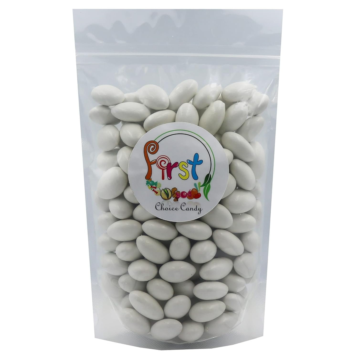 FirstChoiceCandy Jordan Almonds (White, 5 Pound)