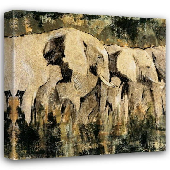 Liz Jardine 20x20 Gallery Wrapped Canvas Wall Art Titled - Heart of the Jungle III