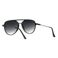 thumbnail image 4 of Mens Retro Baller Luxury Pilots Plastic Racer Tear Drop Sunglasses Matte Black Black, 4 of 4