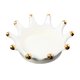 thumbnail image 1 of 1 bandeja bonita con forma de corona, disco de cerámica creativo para joyería, disco de llave delicado, 1 of 5