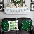 thumbnail image 5 of St Patricks Day Pillow Covers 18x18 Happy St Patricks Day Lucky Clovers Decor for Throw Pillows Covers St Patricks Day Pillow Covers Decor Couch Living Room 73A, 5 of 6