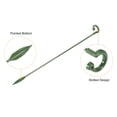 thumbnail image 4 of Uxcell 10.6 Inch Plastic Single Stem Ring Clips Plant Support Stakes Green 10Pack, 4 of 6