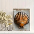 thumbnail image 2 of Qisvanset 12x16 Inch Seashell Psalm Canvas Wall Art, Coastal Style Bible Verse Trendy Apartment Decor, 2 of 8
