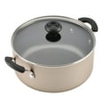 thumbnail image 6 of Farberware Easy Clean 12 Pcs Nonstick Cookware Set with Cooking Tools, Dishwasher Safe, Champagne, 6 of 14