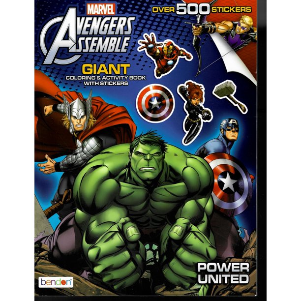 Disney Avengers Jumbo Coloring & Activity Book With Stickers - Walmart ...