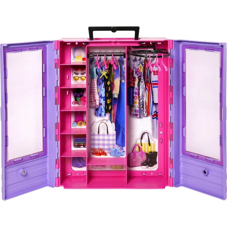 Barbie Closet Kids Toys Barbie Fashionistas Playset 6 Hangers Walmart