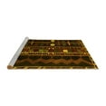 thumbnail image 2 of Ahgly Company Machine Washable Indoor Square Southwestern Yellow Country Area Rugs, 7' Square, 2 of 4