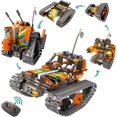 thumbnail image 1 of Kit de construcción Opmind 5 en 1 con mando a distancia STEM, 392 unidades, para niños de 8 a 12 años, 1 of 6