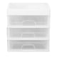 thumbnail image 1 of Caja organizadora de maquillaje BuyWeekMX 3 capas transparente, 1 of 9