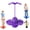 Purple, variant on Balance Jumping Ball, Wobble Balance Trainer With Handle & Non-Slip Surface, Perfect For Indoor/Outdoor Fitness For Children